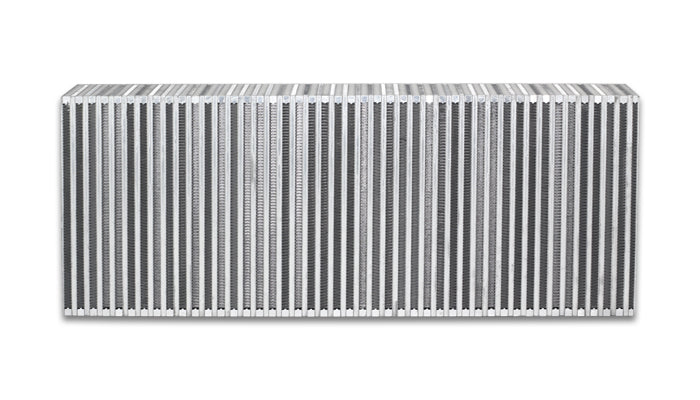 Vibrant Performance 12854 Vertical Flow Intercooler; 30in.W x 12in.H x 4.5in. Thick; Aluminum; - Truck Part Superstore