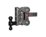 GEN-Y Hitch GH-2314 The BOSS TORSION-FLEX 2.5" Shank 5" Drop 1.1K TW 10K Hitch & GH-031 Dual-Ball - Truck Part Superstore