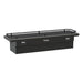 UWS SL-69-LP-MB-R Matte Black Aluminum 69in. Secure Lock Crossover Truck Tool Box; Low Profile; Ra - Truck Part Superstore