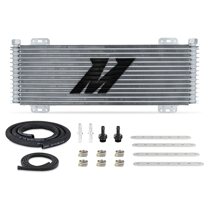 Mishimoto MMTC-SP-13SL 13-Row Stacked Plate Transmission Cooler, Powder Coat, 22.85in X 7.10in X 1.25in - Truck Part Superstore