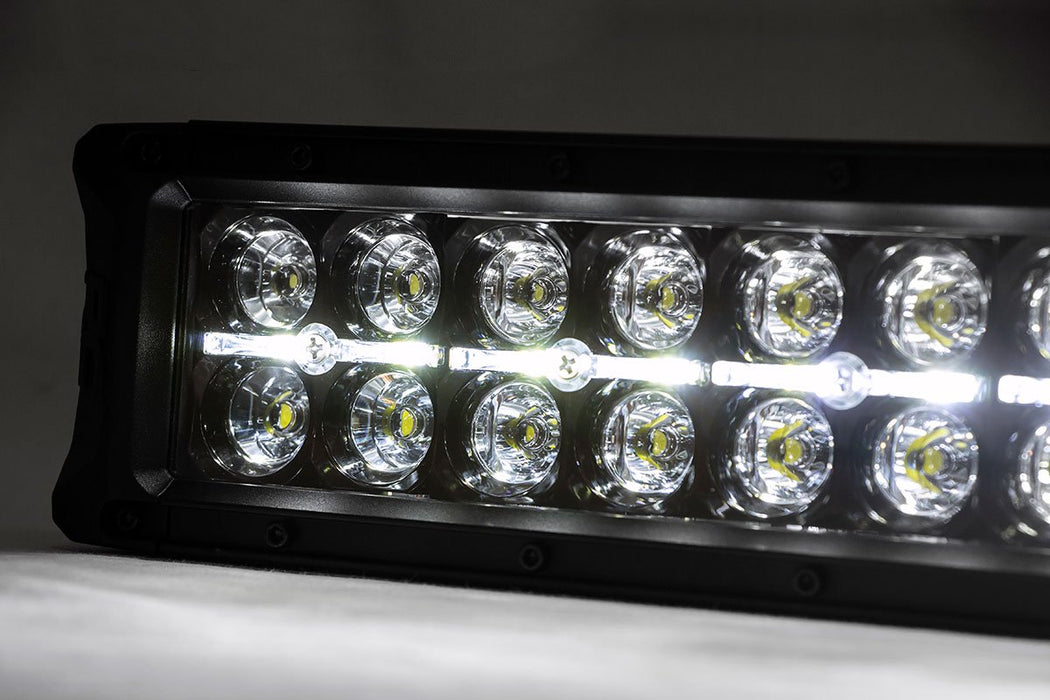 Rough Country 70158DRL Sierra Mesh Grille 30 Inch Dual Row Black Series LED w/Cool White DRL 16-18 Sierra 1500 Rough Country - Truck Part Superstore