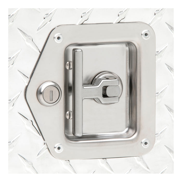 UWS FW-55-DS-D Bright Aluminum 55in. Driver-Side Wheel Well Tool Box - Truck Part Superstore