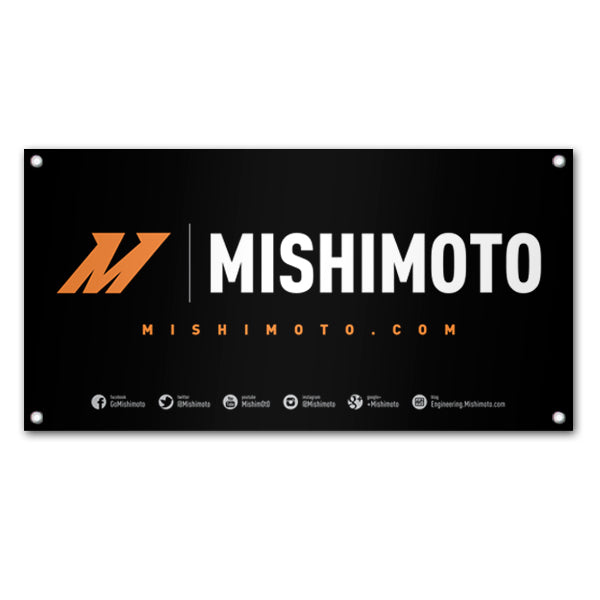 Mishimoto MMPROMO-BANNER-15MD Mishimoto Promotional Banner, Medium - Truck Part Superstore