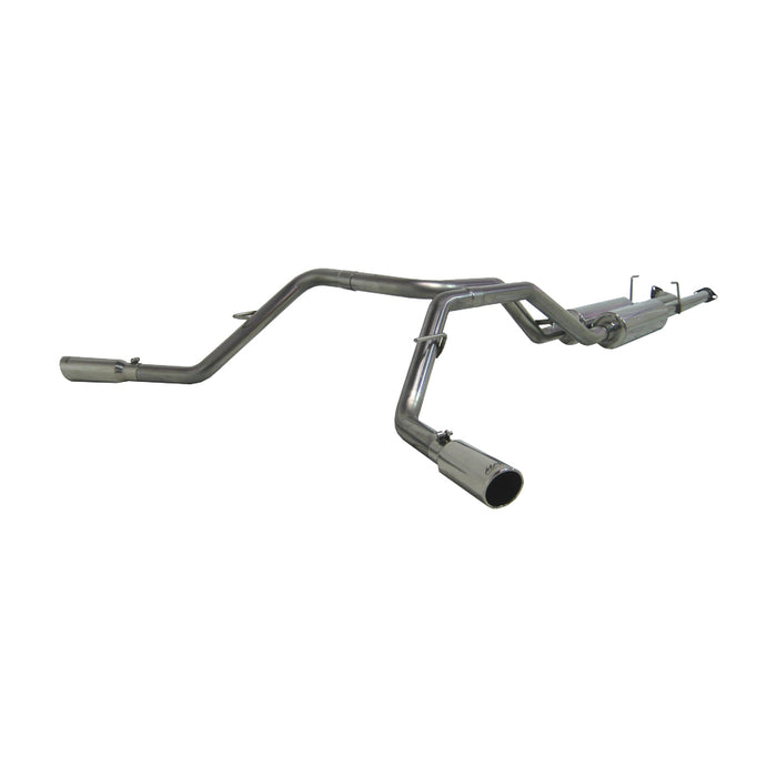 MBRP S5306409 Cat Back Exhaust System Dual Side Exit T409 Stainless Steel For 07-08 Toyota Tundra 4.7/5.7L V8, DC-Std. and CM Short Bed 09-09 Toyota Tundra 4.7L, EC-Std. and SB/Crew Cab/Short Bed MBRP - Truck Part Superstore