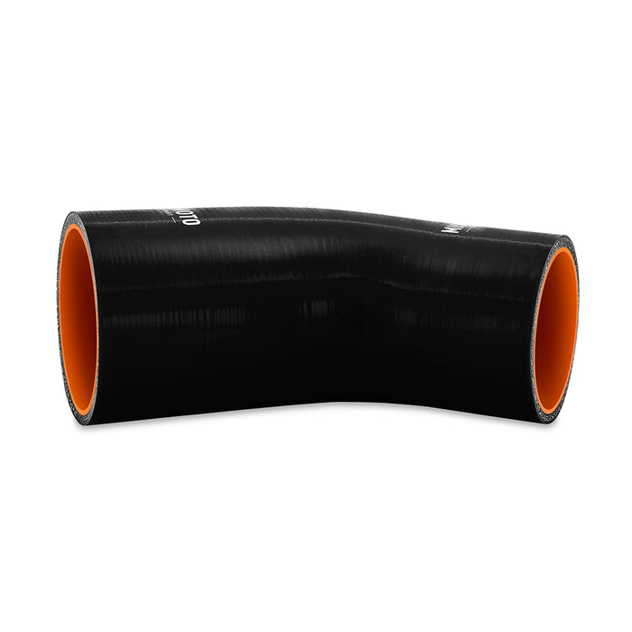 Mishimoto MMCP-R45-27530BK Mishimoto 45-Degree Silicone Transition Coupler, 2.75-in to 3.00-in, Black - Truck Part Superstore