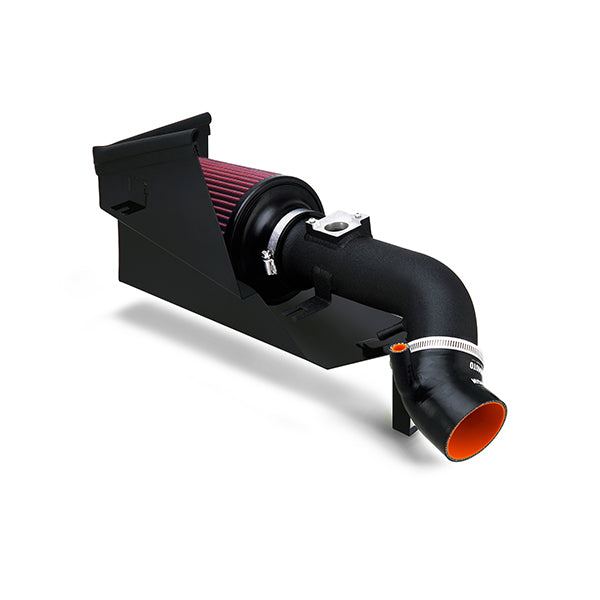 Mishimoto MMAI-CIV-06SIHWBK Honda Civic Si Performance Air Intake, 2006-2011 Wrinkle Black W/ Heatshield - Truck Part Superstore