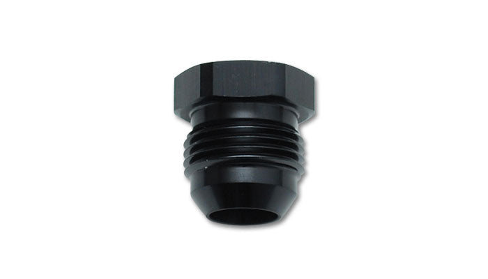 Vibrant Performance 10440 Flare Plugs; Size: -3AN; 6061 Aluminum; Anodized Black; - Truck Part Superstore