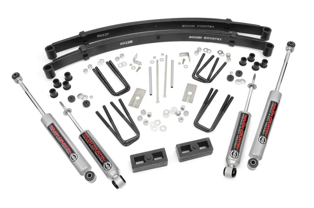 Rough Country 700N3 3 Inch Toyota Suspension Lift Kit 79-83 4WD Toyota Pickup Rough Country - Truck Part Superstore