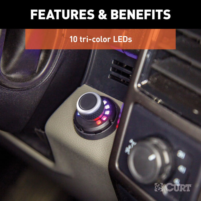 CURT 51170 Spectrum Integrated Proportional Trailer Brake Controller - Truck Part Superstore