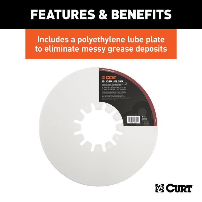 CURT 16688 Q24 5th Wheel Slider Hitch; Select Ram 2500; 3500; 6.5ft. Bed Puck System - Truck Part Superstore