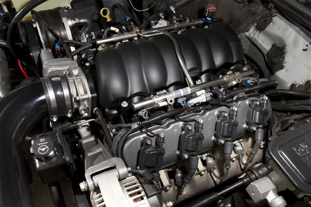 Holley 241-91 LS Valve Cover; Satin Black Finish; - Truck Part Superstore
