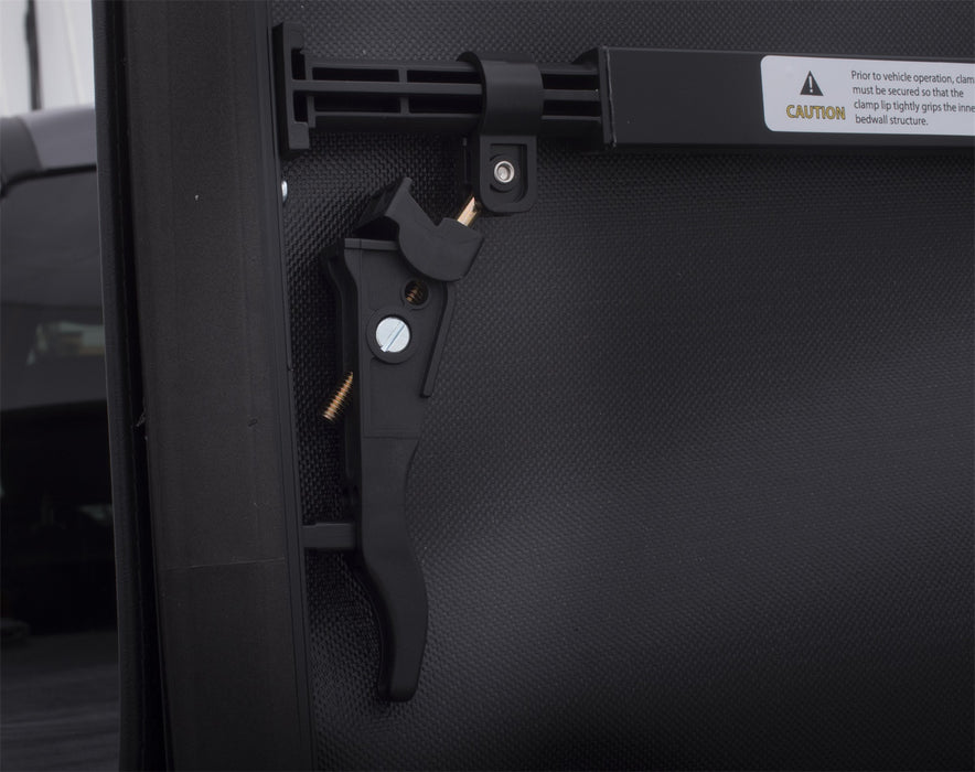 Lund 95819 Genesis™ Elite Tri-Fold Tonneau; Black; Excludes Beds w/RamBox Cargo Management; - Truck Part Superstore