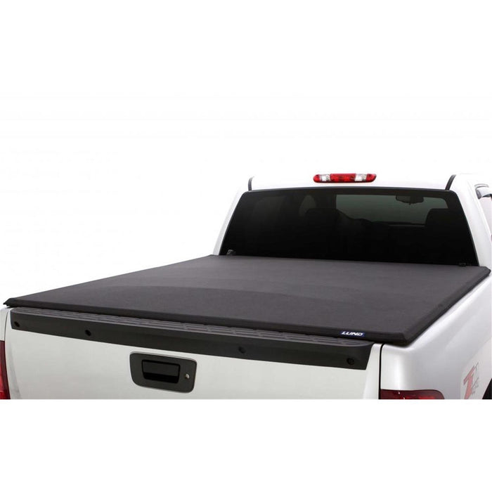 Lund 958132 Genesis™ Elite Tri-Fold Tonneau; Black; w/o Utili-Track; - Truck Part Superstore