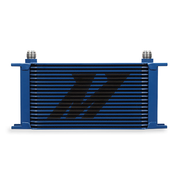 Mishimoto MMOC-19BL Universal 19-Row Oil Cooler, Blue - Truck Part Superstore
