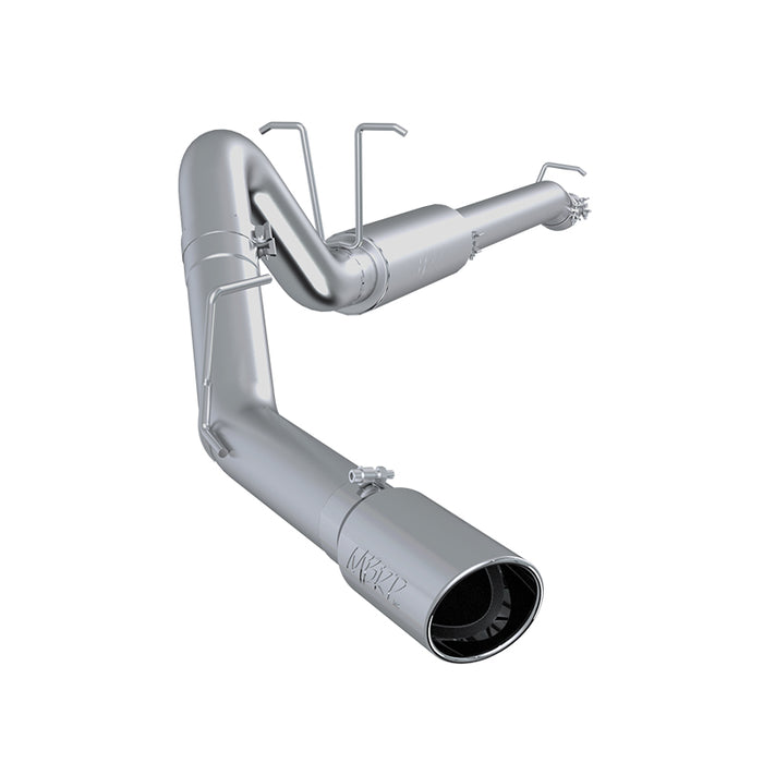 MBRP S5246409 4 Inch Resonator Back Exhaust System Single Side Exit T409 Stainless Steel For 11-16 Ford F-250/350/450 MBRP - Truck Part Superstore