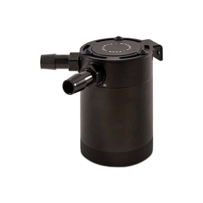 Mishimoto MMBCC-CBTWO-BK Mishimoto Compact Baffled Oil Catch Can, 2-Port - Truck Part Superstore