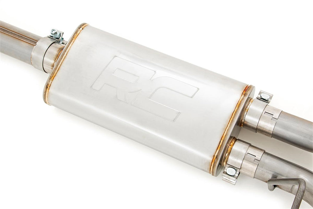 Rough Country 96006 Dual Cat-Back Exhaust System w/Black Tips 15-20 F-150 Rough Country - Truck Part Superstore
