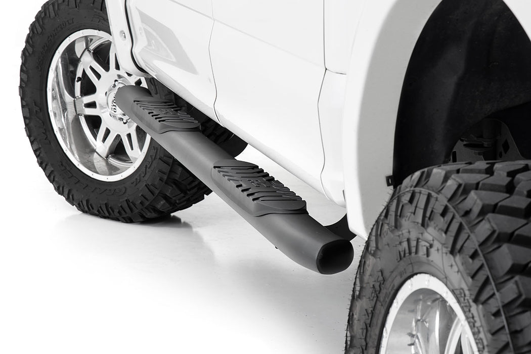 Rough Country 21005 Ford Oval Nerf Step Bars (15-20 F-150 SuperCrew Cab) Rough Country - Truck Part Superstore