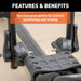 CURT 18320 CURT 18320 Fully Adjustable Aluminum Universal Kayak Roof Rack Carrier; 2-Pack - Truck Part Superstore