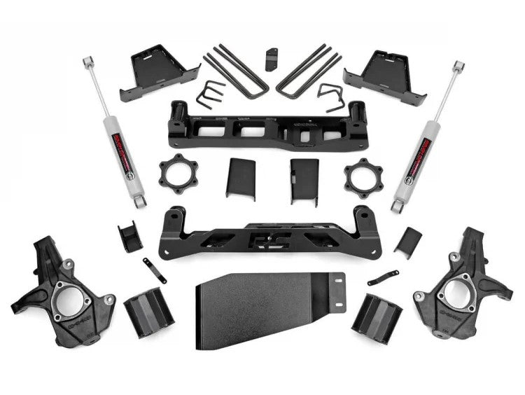 Rough Country 23630 6 Inch Suspension Lift Kit N3 07-13 Silverado/Sierra 1500 Rough Country - Truck Part Superstore