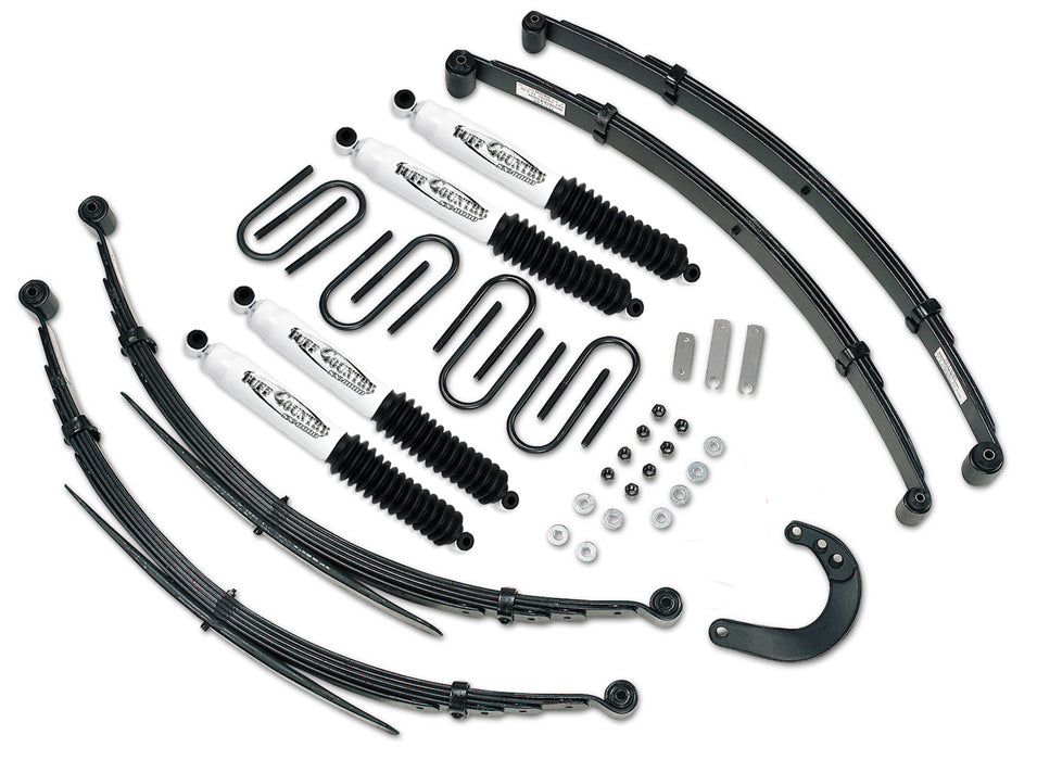 Tuff Country 16741KN 6 Inch Lift Kit 88-91 Chevy/GMC Suburban 3/4 Ton EZ-Ride w/ SX8000 Shocks Fits Models w/52 Inch long Rear Springs Tuff Country - Truck Part Superstore