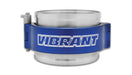 Vibrant Performance 12517B HD Clamp System Assembly; For 3.5in. O.D. Tubing; Blue; 6061 Aluminum; - Truck Part Superstore