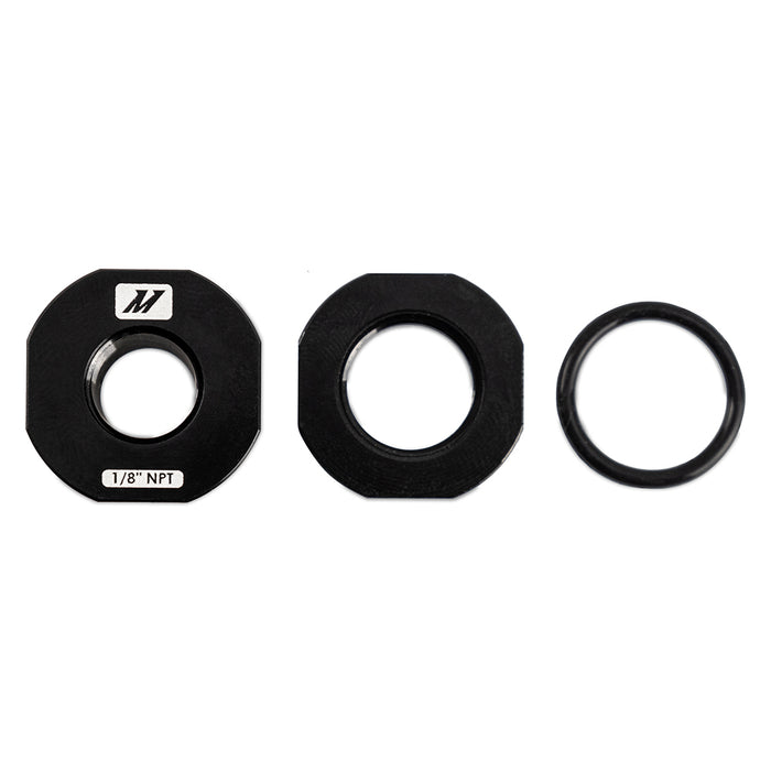 Mishimoto MMFT-NZL-18BK Aluminum 1/8-in-NPT Add-On Bung for Hoses & Couplers, Black - Truck Part Superstore