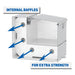 UWS TT-75-COMBO 75-Gallon Combo Bright Aluminum Transfer Tank - Truck Part Superstore