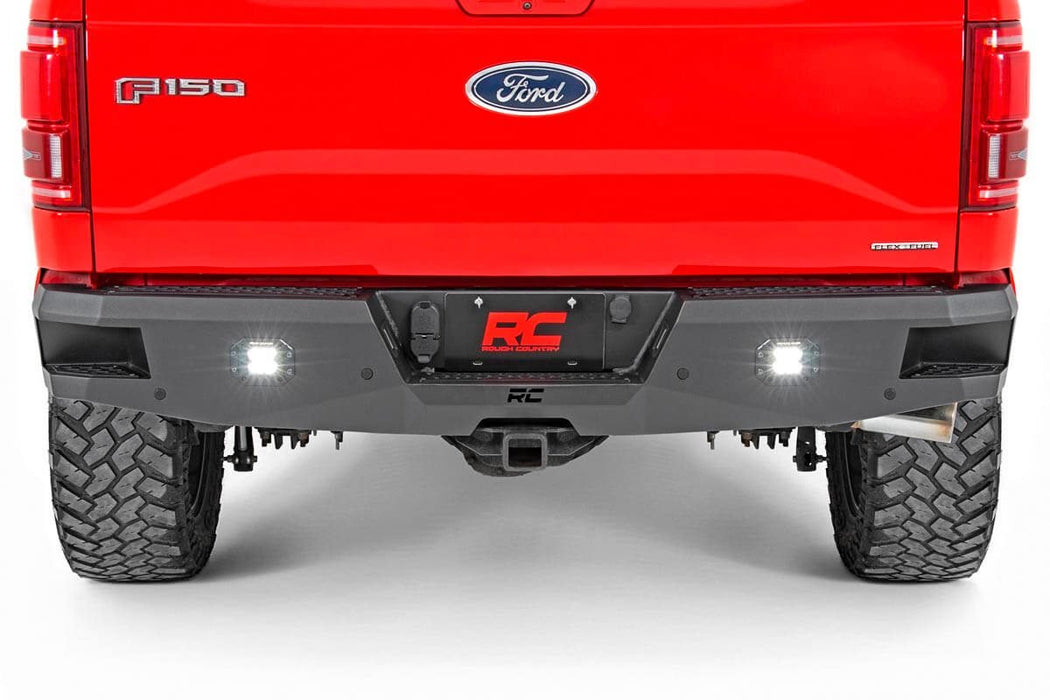 Rough Country 10771 Ford Heavy-Duty Rear LED Bumper 15-20 F-150 Rough Country - Truck Part Superstore