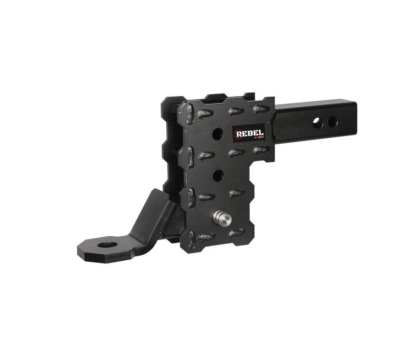 GEN-Y Hitch GH-13013 PHANTOM 2" Hollow Shank 4.5" Drop .5K TW 5K Hitch & GH-13001 Standard Ball Mount - Truck Part Superstore