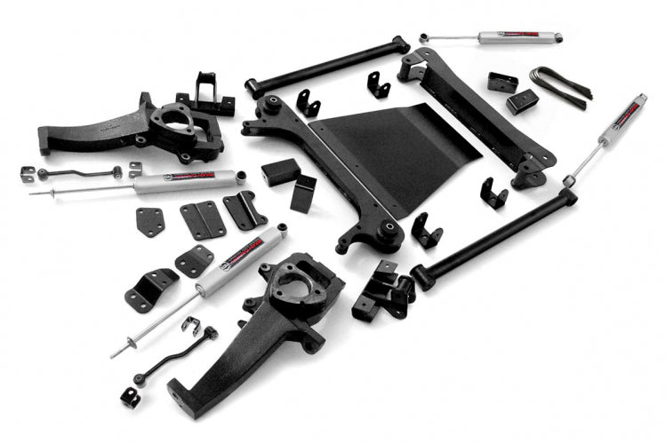 Rough Country 381.2 5 Inch Suspension Lift Kit 02-05 4WD Dodge Ram 1500 Rough Country - Truck Part Superstore