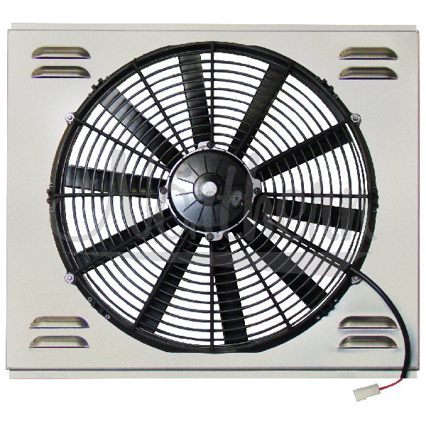 Northern Radiator Z40084 Single 16 Inch Hurricane Electric Fan - Truck Part Superstore