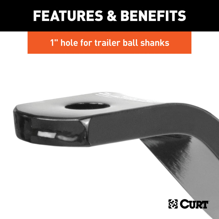 CURT 45003 Vertical Receiver Ball Mount (2in. Shank; 4;000 lbs.) - Truck Part Superstore