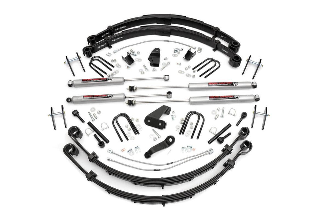 Rough Country 622N2 6 Inch Jeep Suspension Lift Kit Power Steering 87-95 Wrangler YJ Rough Country - Truck Part Superstore