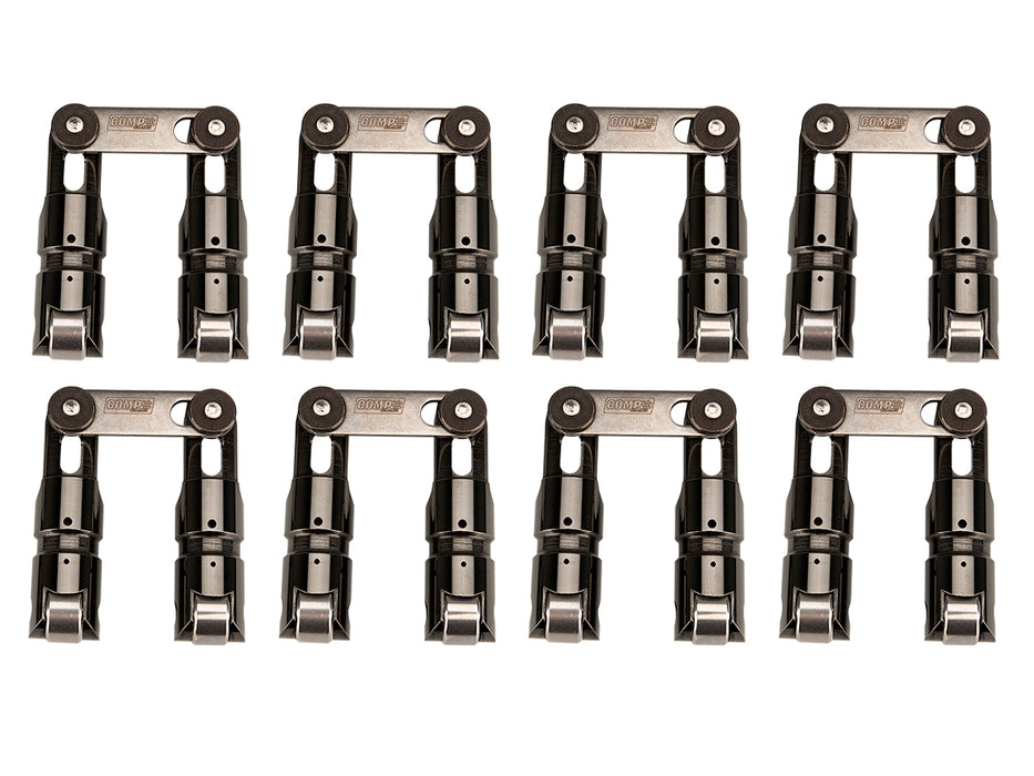 COMP Cams 99818D-16 Race XD DLC Coated Bushed Solid Roller Lifters for .842" Chevrolet Small Block - Truck Part Superstore