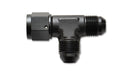 Vibrant Performance 10743 Tee Fitting; Size: -8AN; w/-8AN Female Swivel; 6061 Aluminum; Anodized Black; - Truck Part Superstore