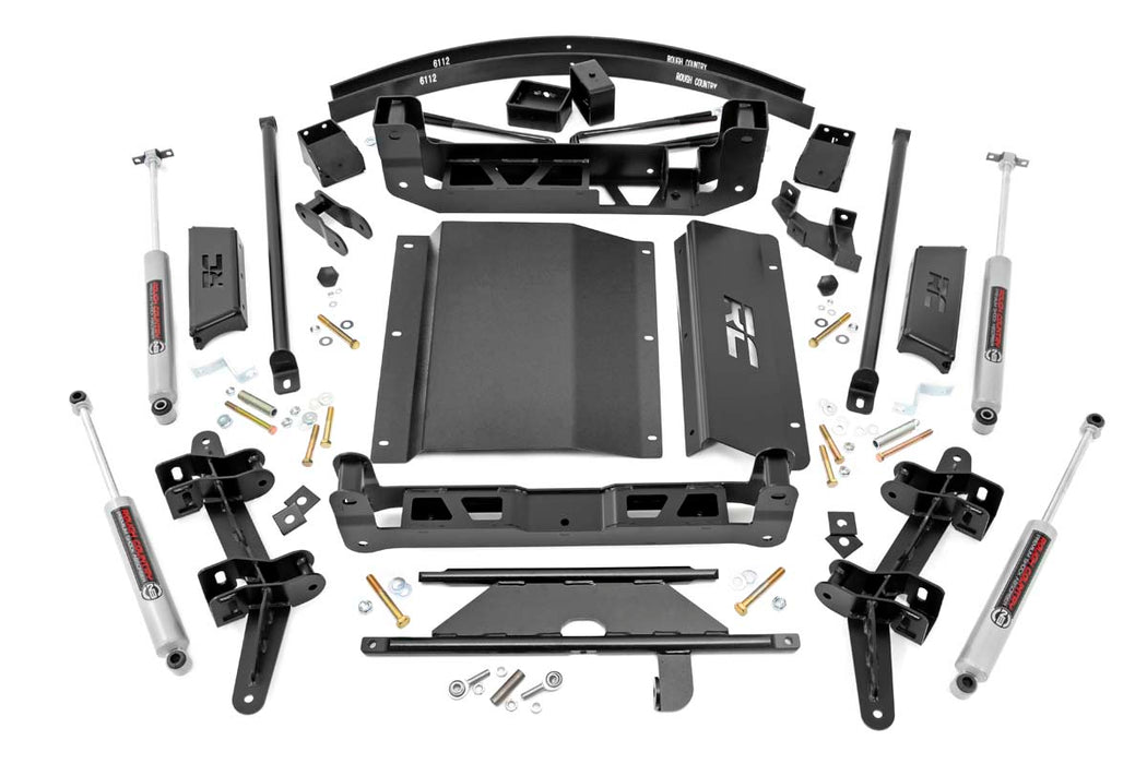 Rough Country 27630 6 Inch Suspension Lift Kit 95-99 Tahoe 92-99 C1500/K1500/Yukon 92-94 K5 Blazer Rough Country - Truck Part Superstore