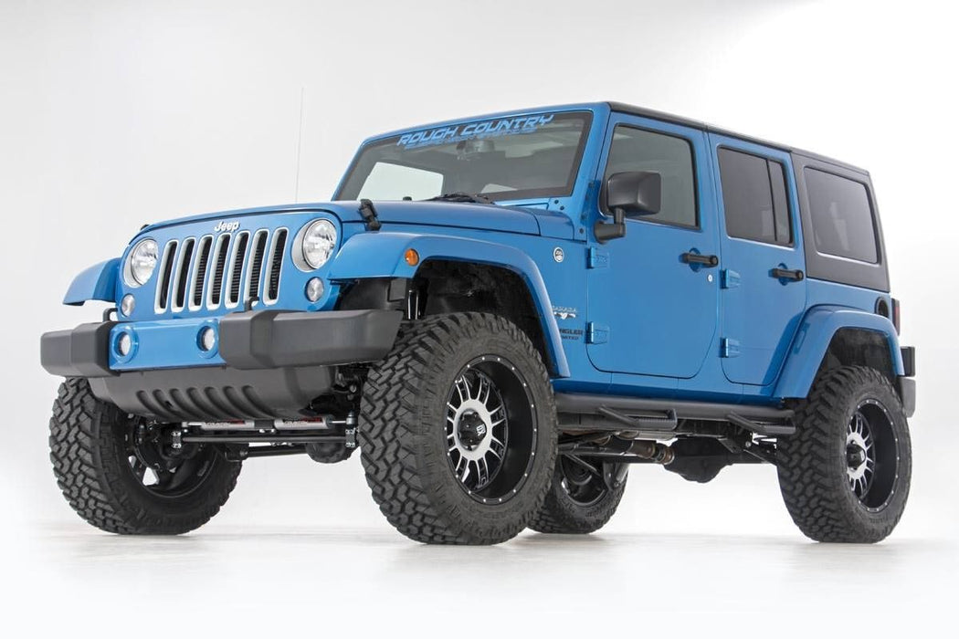 Rough Country 69430V 3.5 Inch Jeep Suspension Lift Kit Vertex Control Arm Drop 07-18 Wrangler JK Unlimited Rough Country - Truck Part Superstore