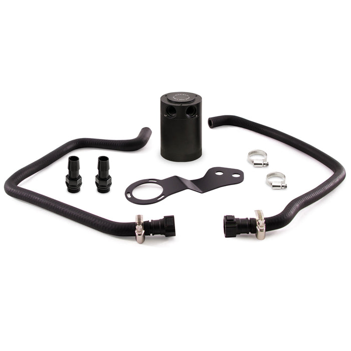 Mishimoto MMBCC-CAM8-16PBE Baffled Oil Catch Can, PCV Side, fits Chevrolet Camaro SS 2016+ - Truck Part Superstore