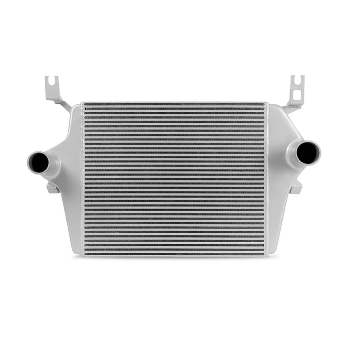 Mishimoto MMINT-F2D-99KSLBK Ford 7.3L Powerstroke Intercooler Kit, 1999-2003 Silver Cooler, Black Pipes - Truck Part Superstore