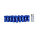 Mishimoto MMLG-125-LOCKBL Mishimoto Aluminum Locking Lug Nuts, M12 x 1.25, Blue - Truck Part Superstore
