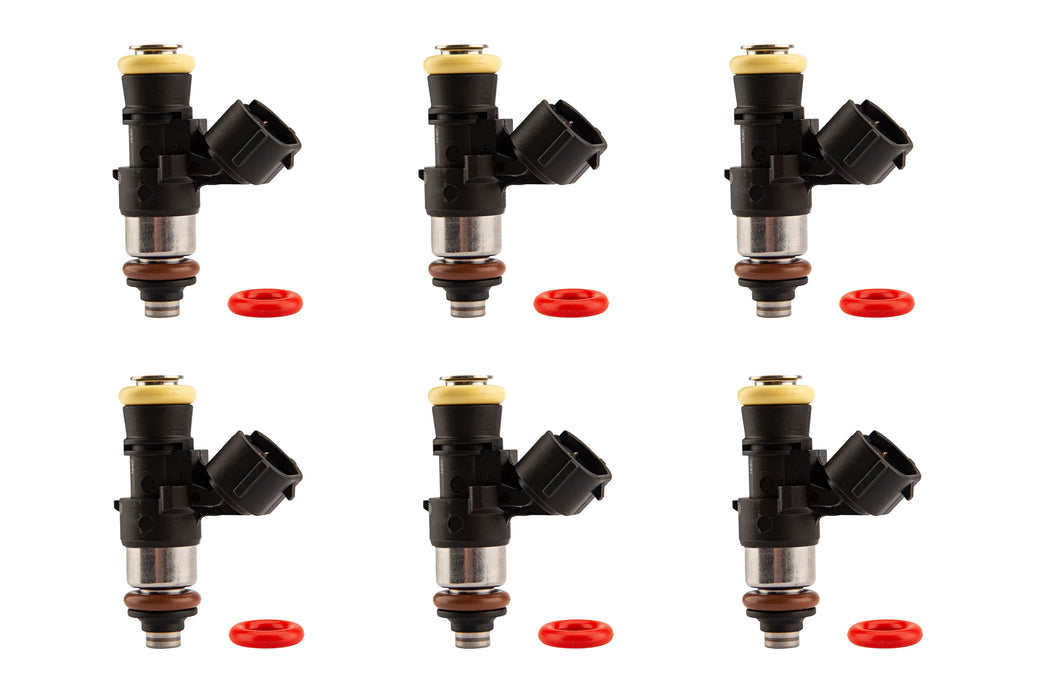 FAST 32107-6 Precision-Flow LS3/LS7 Profile 242 lb/hr High–Impedance Injectors - Set of 6 - Truck Part Superstore