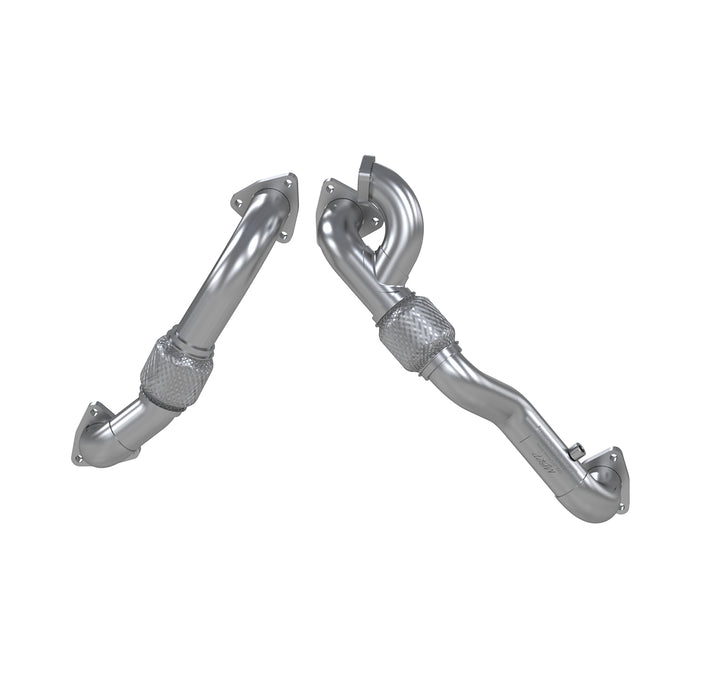 MBRP FAL2761 Turbo Up Pipe Kit For 08-10 Ford F250/350/450 6.4L Powerstroke Aluminized Steel Carb EO D-763-3 For 08-10 Ford F250/350/450 6.4L Powerstroke MBRP - Truck Part Superstore
