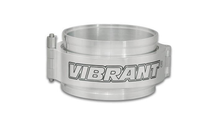 Vibrant Performance 12518P HD Clamp System Assembly; For 4in. O.D. Tubing; Polished; - Truck Part Superstore