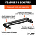 CURT 61301 Over-Bed Gooseneck Installation Brackets; Select Silverado; Sierra 2500; 3500 HD - Truck Part Superstore