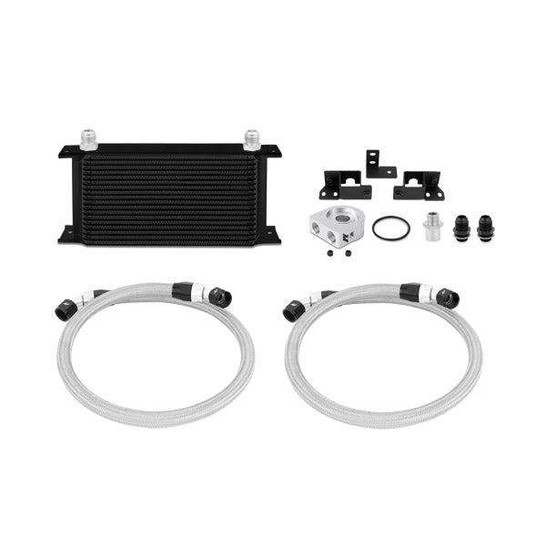Mishimoto MMOC-WRA-07BK Oil Cooler Kit, fits Jeep Wrangler JK 2007-2011 - Truck Part Superstore
