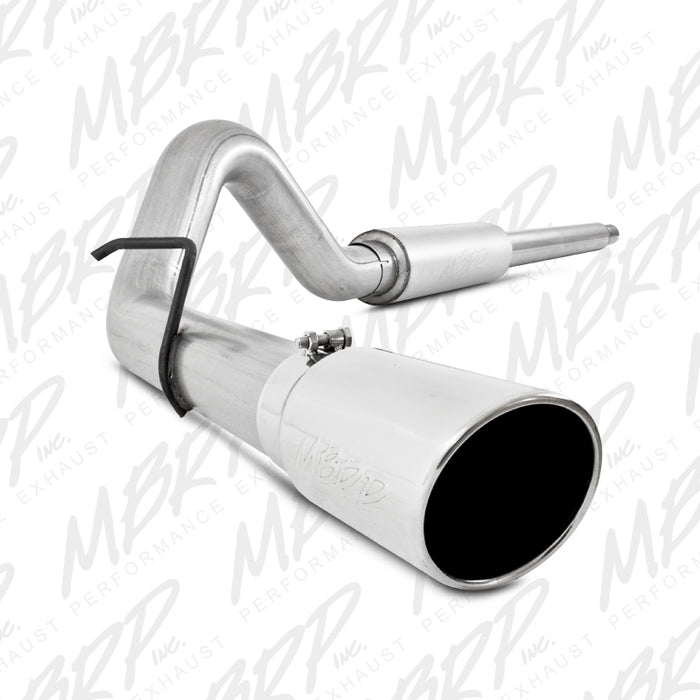 MBRP S5206AL Cat Back Exhaust System 4 Inch Single Side Exit 5 Inch OD Tip Included Aluminized Steel For 99-04 Ford F-250/350 V-10 MBRP - Truck Part Superstore