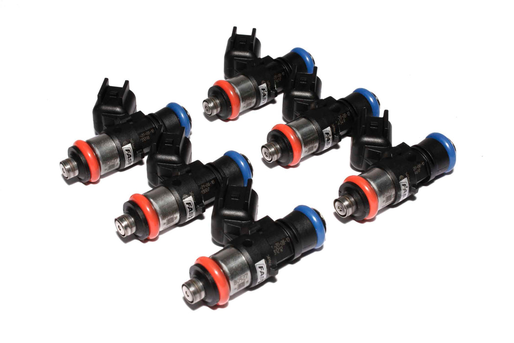 FAST 30857-6 Precision-Flow LS3/LS7 Profile 85 Lb/Hr High Impedance Injectors - Set of 6 - Truck Part Superstore