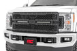 Rough Country 70216 Ford Mesh Grille w/Dual 12 Inch Black-Series LEDs 17-19 Super Duty Rough Country - Truck Part Superstore