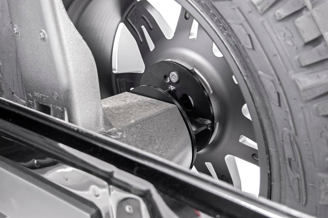 Rough Country 1053 Jeep Spare Tire Spacer Up to a 33 Inch Spare Tire Wrangler TJ/YJ/JK Rough Country - Truck Part Superstore